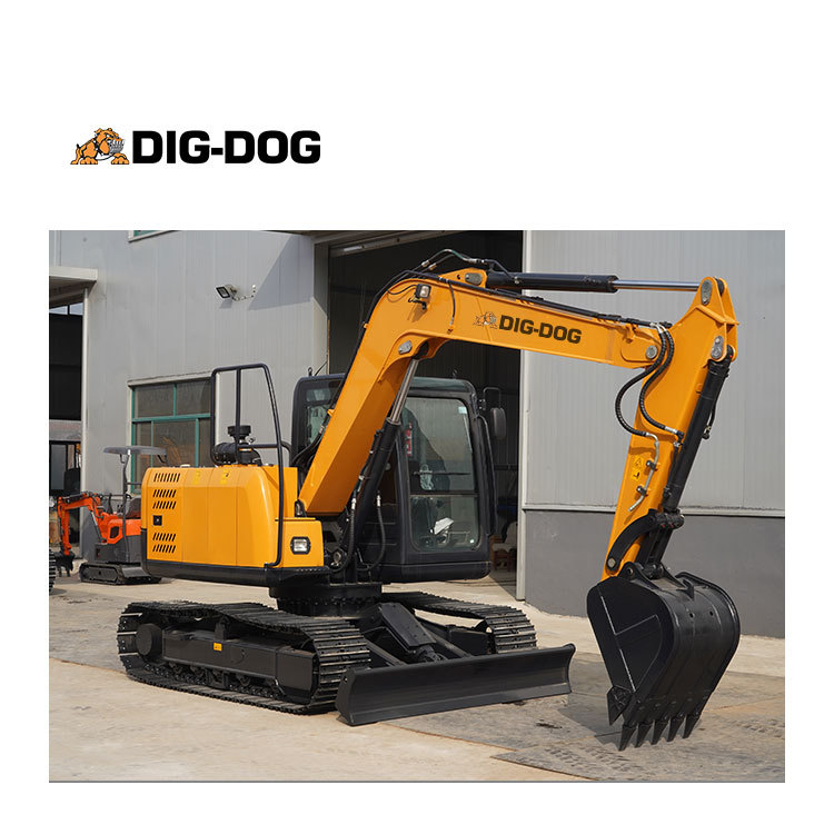 DIG-DOG DG75 Compact Excavator for Sale 7.5Ton Crawler Hydraulic Mini Excavator