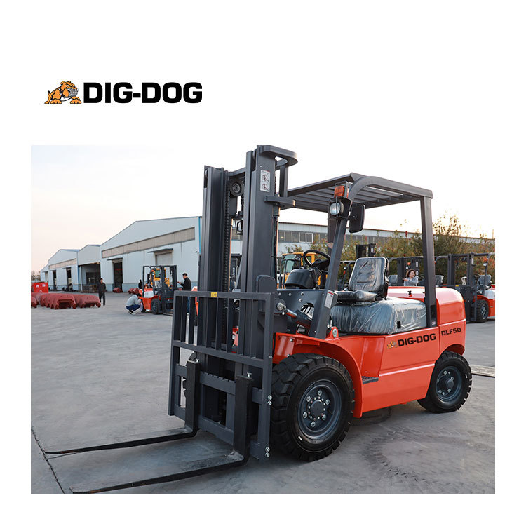DIG-DOG DFL50 Diesel Forklift Truck 5 Ton