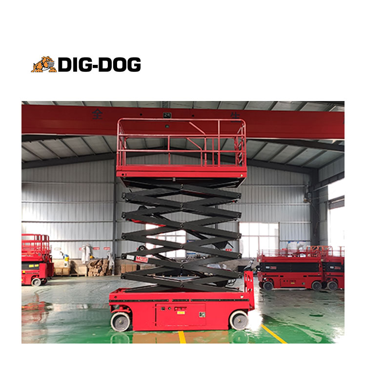 Scissor Lift Factory All Terrain Mini Manlift Self Propelled Electric