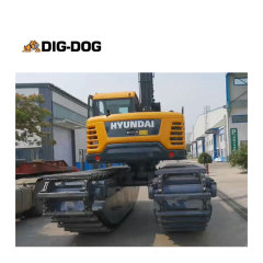 DIG DOG High Quality Amphibious Excavator dredger pontoon Undercarriage Swamp Amphibious Pontoon