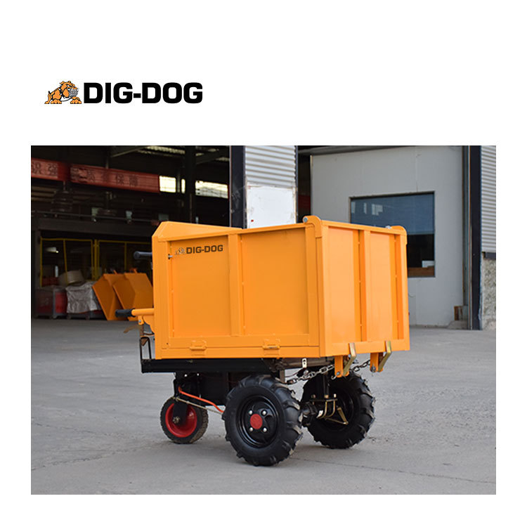 DIG-DOG DEW4 Electrical Wheelbarrow 48v 500 KG Mini Dumper Paw Trolley