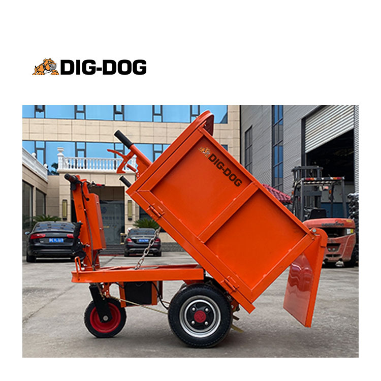 DIG-DOG DEW4 Electrical Wheelbarrow 48v 500 KG Mini Dumper Paw Trolley