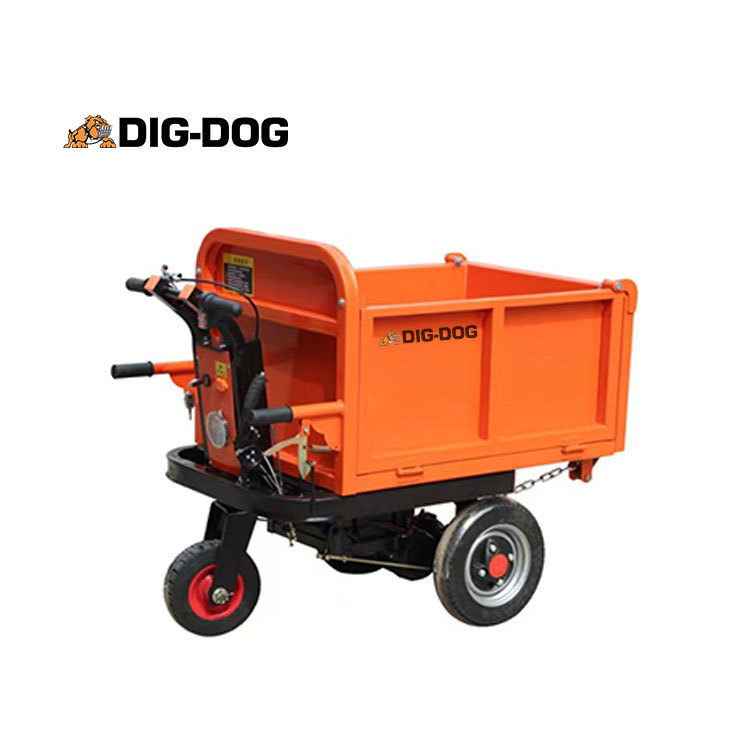 DIG-DOG DEW4 Electrical Wheelbarrow 48v 500 KG Mini Dumper Paw Trolley