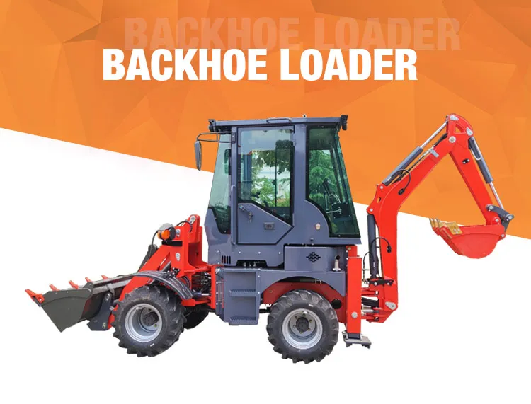 DIG-DOG BL350 Mini wheel Front End Loaders Compact Backhoe Loader