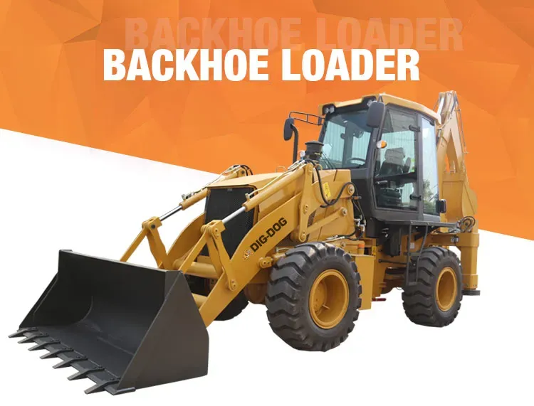 DIG-DOG BL750 Mini wheel Front End Loaders Compact Backhoe Loader