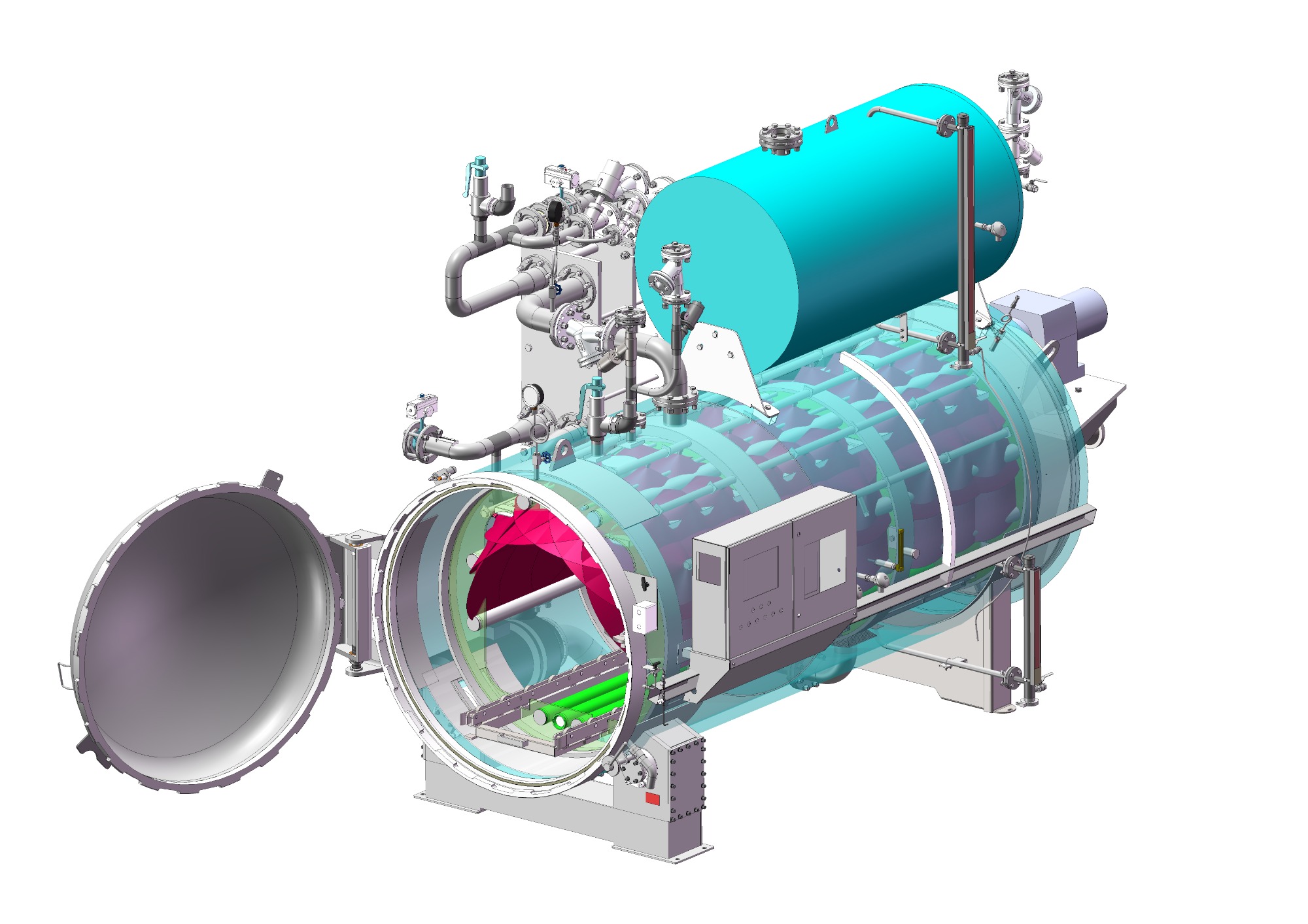 Water Spray Rotary Retort Machine (Full Spray)