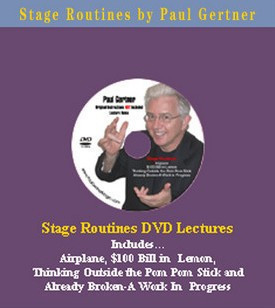 Stage Routines lecture by Paul Gertner