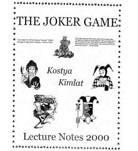 Kostya Kimlat - The Joker Game