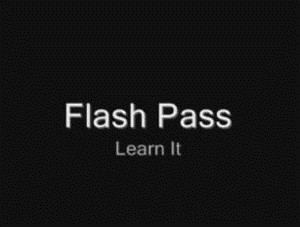 2012 pass Flash Pass by Zach Smith