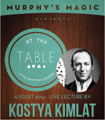 At the Table Live Lecture starring Kostya Kimlat