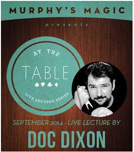 At the Table Live Lecture by Doc Dixon