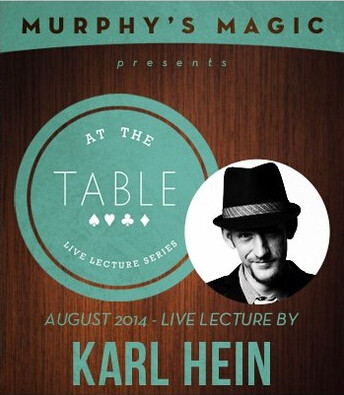 At the Table Live Lecture by Karl Hein