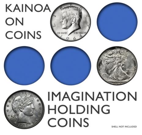 Imagination Holding Coins by Kainoa Harbottle