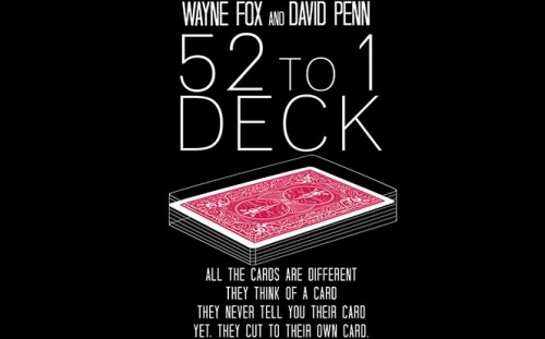 The 52 to 1 Deck by Wayne Fox