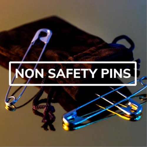 NON SAFETY PINS by Juan Colas