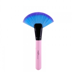 MSQ Fan Makeup Brush Pink Make Up Brush Synthetic Hair