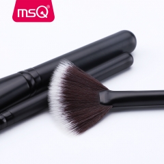 MSQ 5pcs travel portable makeup brush set with easy-carried short handle design makeup brushes