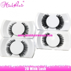 Mink Hair Company Wholesale 2D mink lashes low price top quality lash extensions hand made Mink Lash
