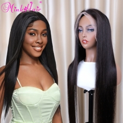 Silky Straight HD & Transparent Lace Wig 4x4 5x5 6x6 Closure Wig 13x4 13x6 Full Frontal Wig 100% Human Raw Hair Mink Brazilian Hair