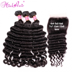 Loose Deep Wave Bundle Deals Mink Brazilian Hair Wholesale Human Hair Weave