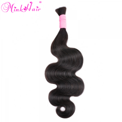 10A Color #1B Body Wave Bulk Hair Raw Vietnamese Hair Cabelo Humano Brasileiro Ondulado 45-75cm