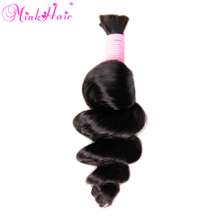 10A Color #1B Loose Wave Bulk Hair Raw Vietnamese Hair Cabelo Humano Ondulado 45-75cm