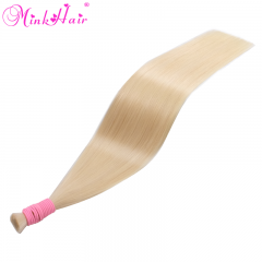 12A Color #613 Blonde Bulk Hair Extensions For Braiding High Quality From Mink Hair Vendor