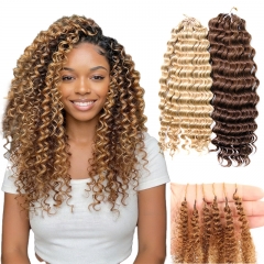 Colored Feather Crochet Human Hair Extensions With Invisible String In The Middle Pre-Separated Knotless For Braids 100gram (80 Strings/PC)