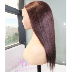 New Arrival #4 Color 5x5 Brown Lace Closure Wig 180% Density 18inch (Sales products, do not accept refund/return)