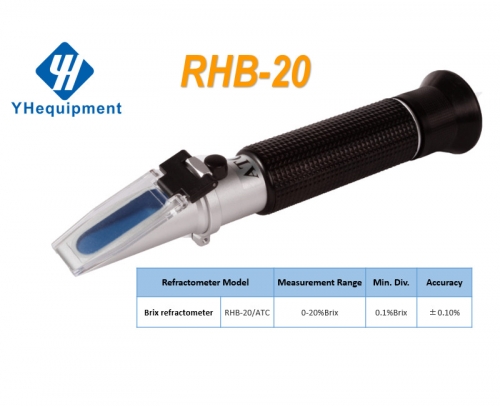 RHB-20 ATC Brix 0-20% optical refractometer