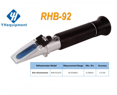 RHB-92 ATC Brix 58-92% optical refractometer