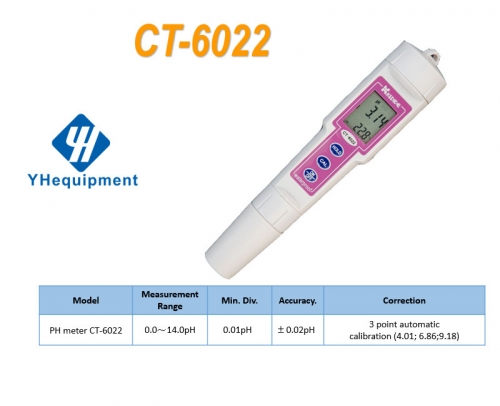 CT-6022 Pen type digital PH meter acidimeter