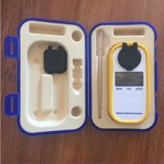 DR-601 Cleaner: (0)-(-40)℃ Ethylene Glycol: (0)-(-50)℃  Propylene Glycol: (0)-(-50)℃  Battery: 1.000―1.500sg Car Digital Refractometer