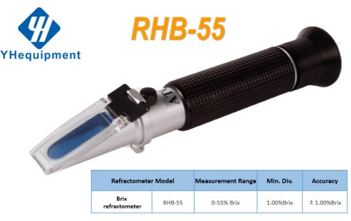 RHB-55 0-55% Brix refractometer