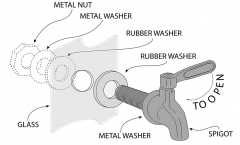 YHS-16 Beverage Dispenser Replacement Spigot