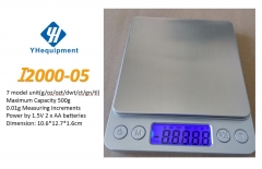 I2000-05 500g LCD Digital Electronic Scales