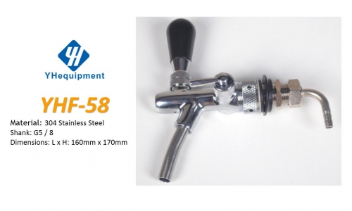 YHF-58 Home Brew Beer Adjustable Beer Faucet with Flow Controller