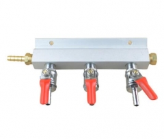 YHCD-20  Homebrew 2/3/4 way Co2 gas manifold distributor