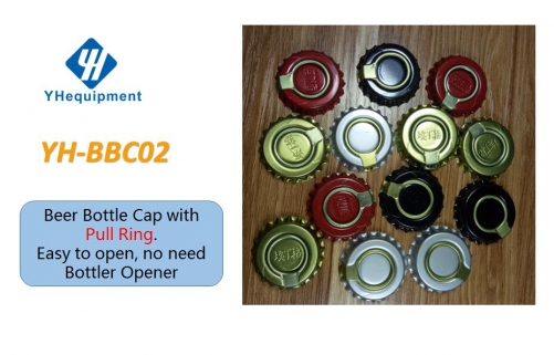 YH-BBC02 Beer bottle cap with Pull Ring