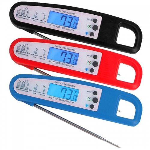 YH-92 Digital Probe Thermometer Foldable Food BBQ Meat Oven Folding Kitchen Thermometer