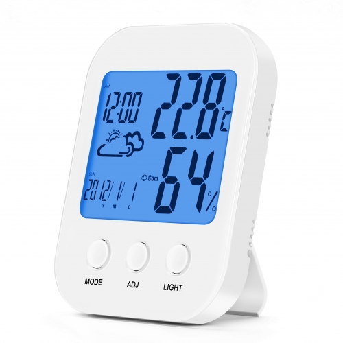 YH-TH202 Digital thermometer / hygrometer Humidity Meter Weather Station Tester Temperature clock