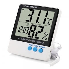 HTC-2AN Household Super LCD Probe Max Min Indoor Outdoor Digital thermometer hygrometer