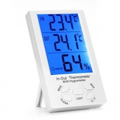 YH-907 Digital Indoor Outdoor Min-MaxThermometer thermometer hygrometer with alarm
