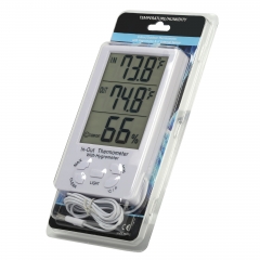 YH-907 Digital Indoor Outdoor Min-MaxThermometer thermometer hygrometer with alarm