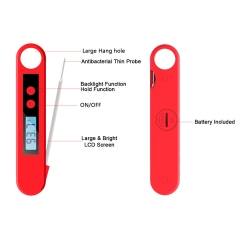 DT-FM003 Digital Meat Thermometer Instant Read Food Thermometer BBQ thermometer with Backlight