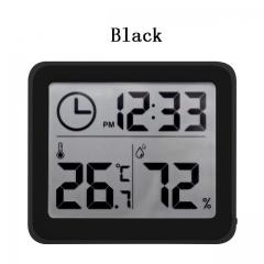 YH-WDJ-01 Ultra-thin Simple Digital LCD Hygrometer Thermometer Electronic Clock