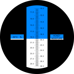 LED-RHF-30 10-30% Water honey optical refractometer