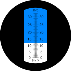 LED-RHB-32 ATC Brix 0-32% optical refractometer