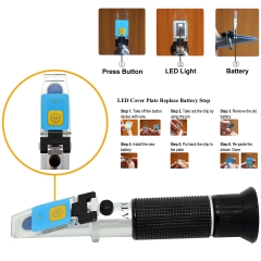 LED-RHF-25 13-25% Water honey optical refractometer