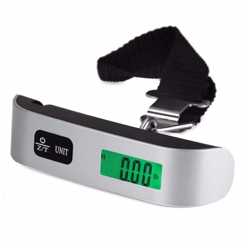 YHGY-014 50kg110lb Digital Electronic Luggage Scale Portable Suitcase Scale Handled Travel Bag Weighting Fish Hook Hanging Scale